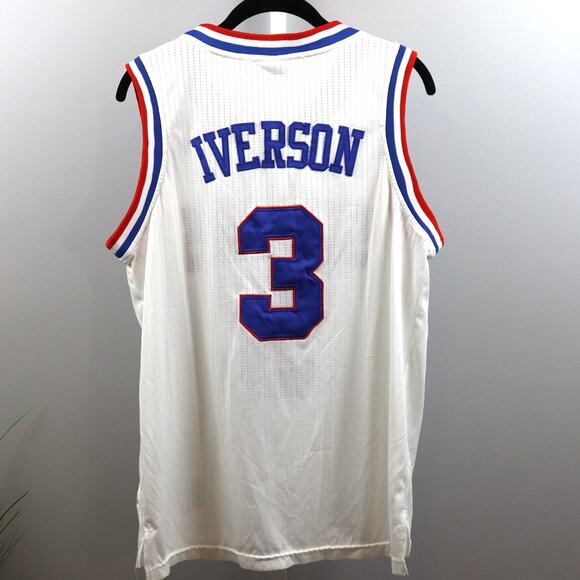 Allen Iverson Sixers #3 Adidas Hardwood Classics Jersey Size S - Picture 2 of 4